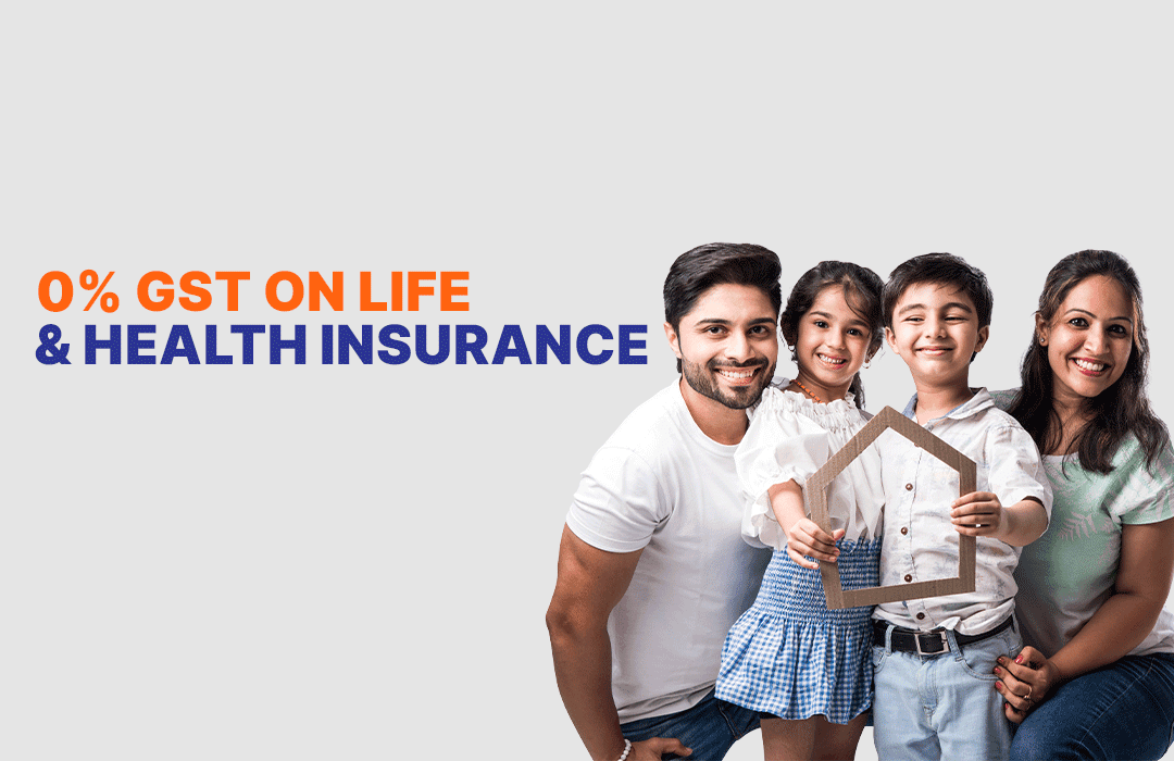 No More GST on Life & Health Insurance